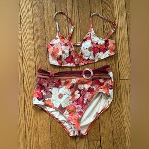 Peony Swimwear Wallflower Bikini - Size AUS12 (US 8/medium)